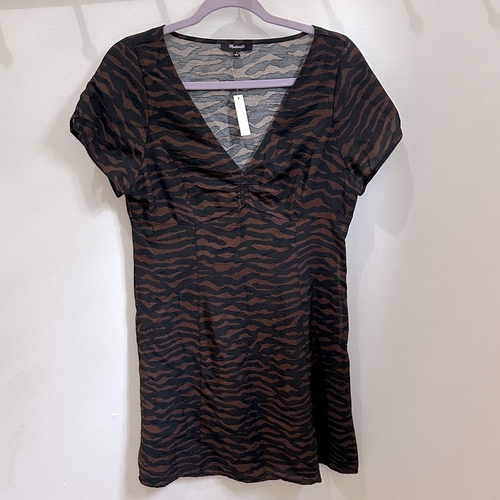 NWT Madewell Tiger Print Dress